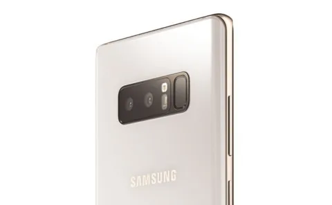 2018 Kış Olimpiyat Oyunları için beyaz renkli Galaxy Note 8