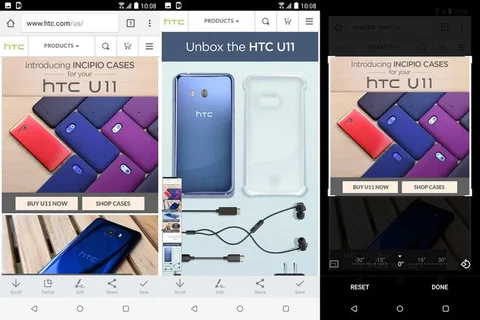 HTC Ekran Görüntüsü Yakalama aracını Google Play Store’da yayınladı