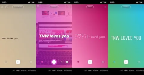 Instagram Type adını taşıyan yazılı hikaye özelliğini test ediyor