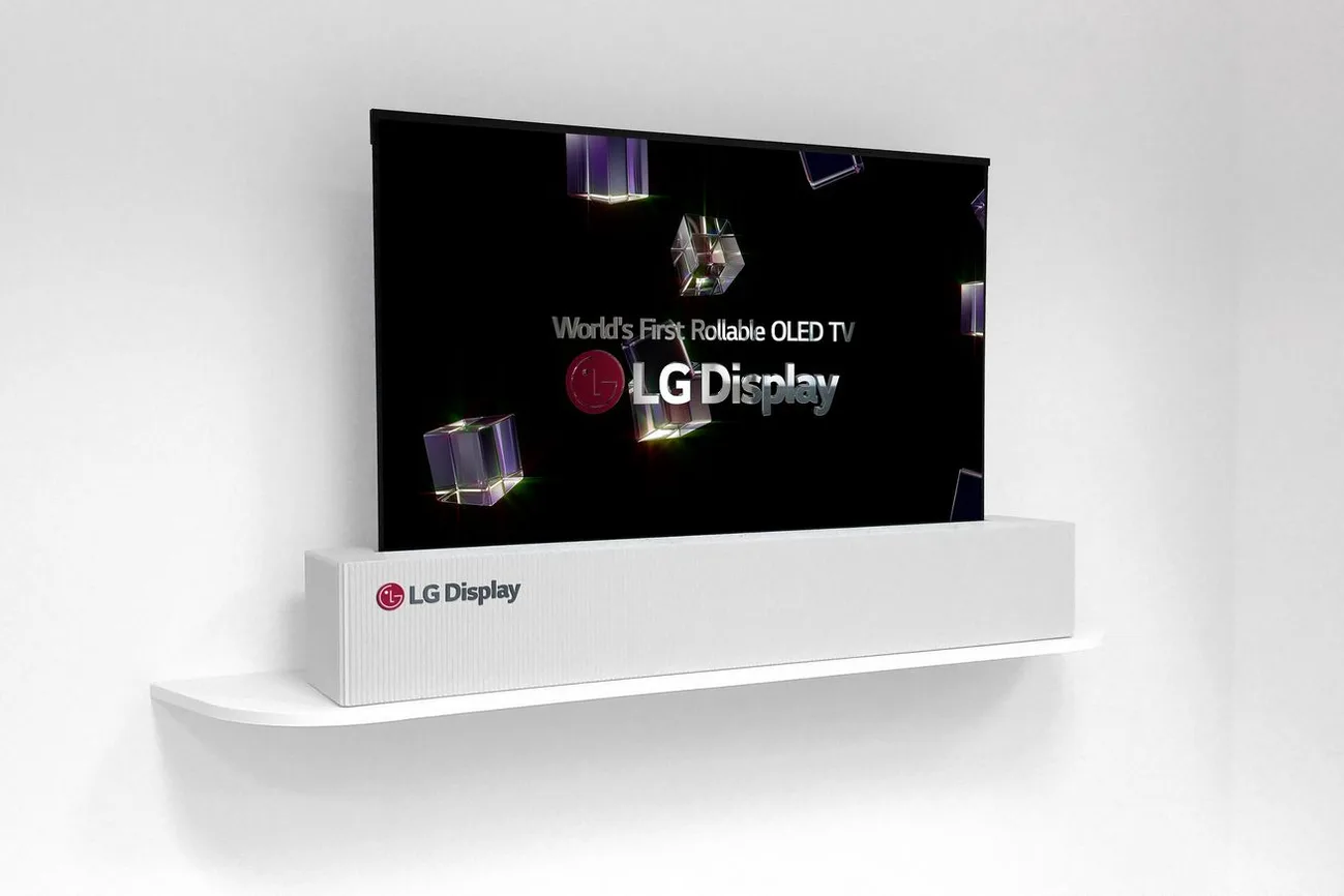 LG Display’in 65 inç OLED paneli rulo yapılabiliyor