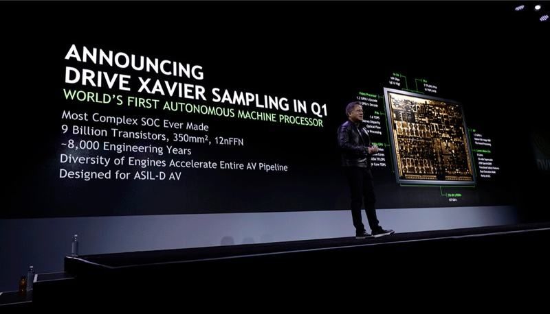 Nvidia Xavier ile sürücüsüz otomobillere güç verecek