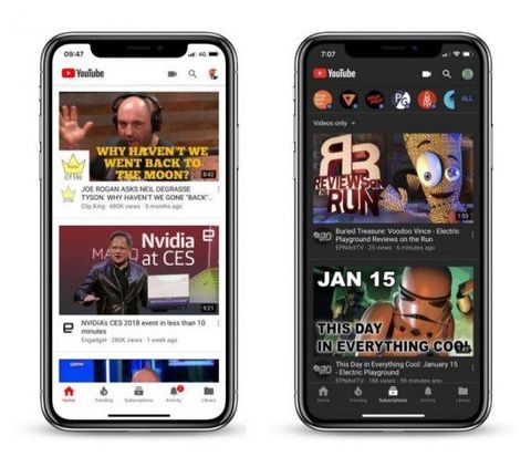 YouTube iOS uygulamasına koyu renk tema geliyor
