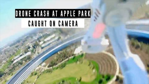 Apple Park’ın çatısına düşen drone’un görüntülerini izleyin – Video