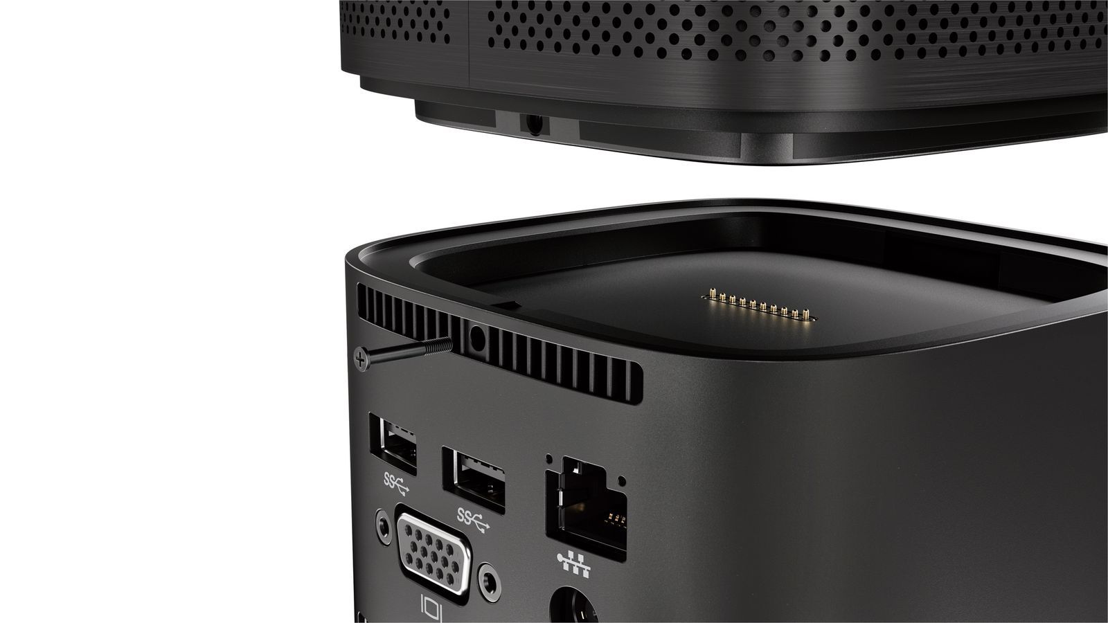 HP’nin yeni Thunderbolt 3 USB-C dock cihazına hoparlör takılabiliyor