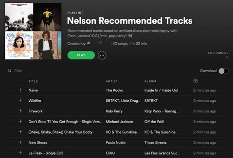 Spotify’ın tavsiye algoritmalarıyla internet tarayıcısı üzerinde oynanabiliyor