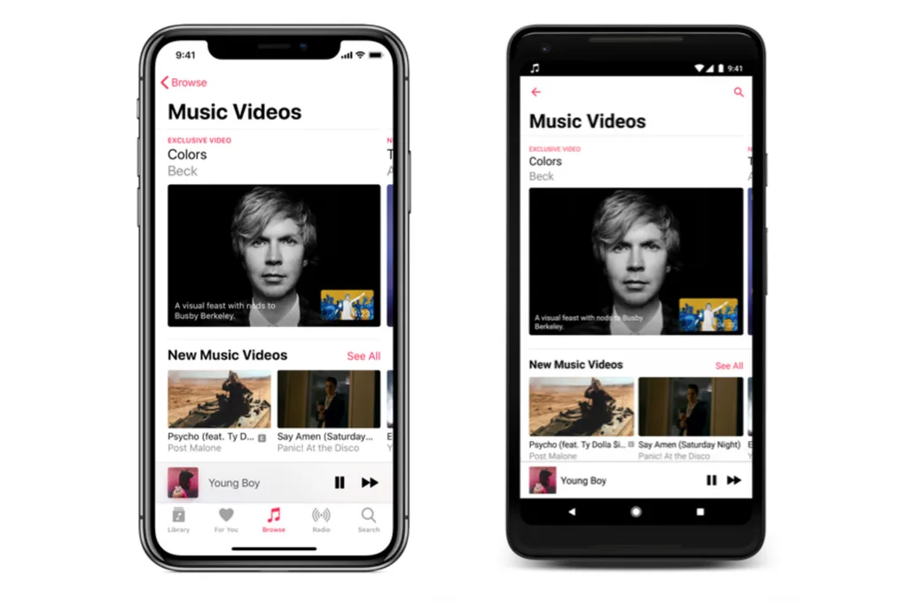 Apple Music’e video klipler için özel bölüm eklendi