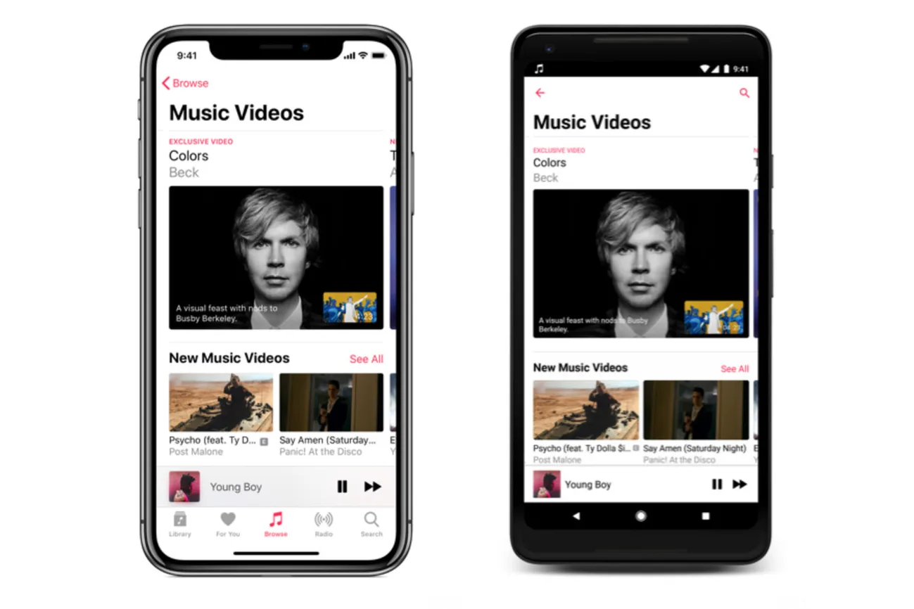 Apple Music’e video klipler için özel bölüm eklendi