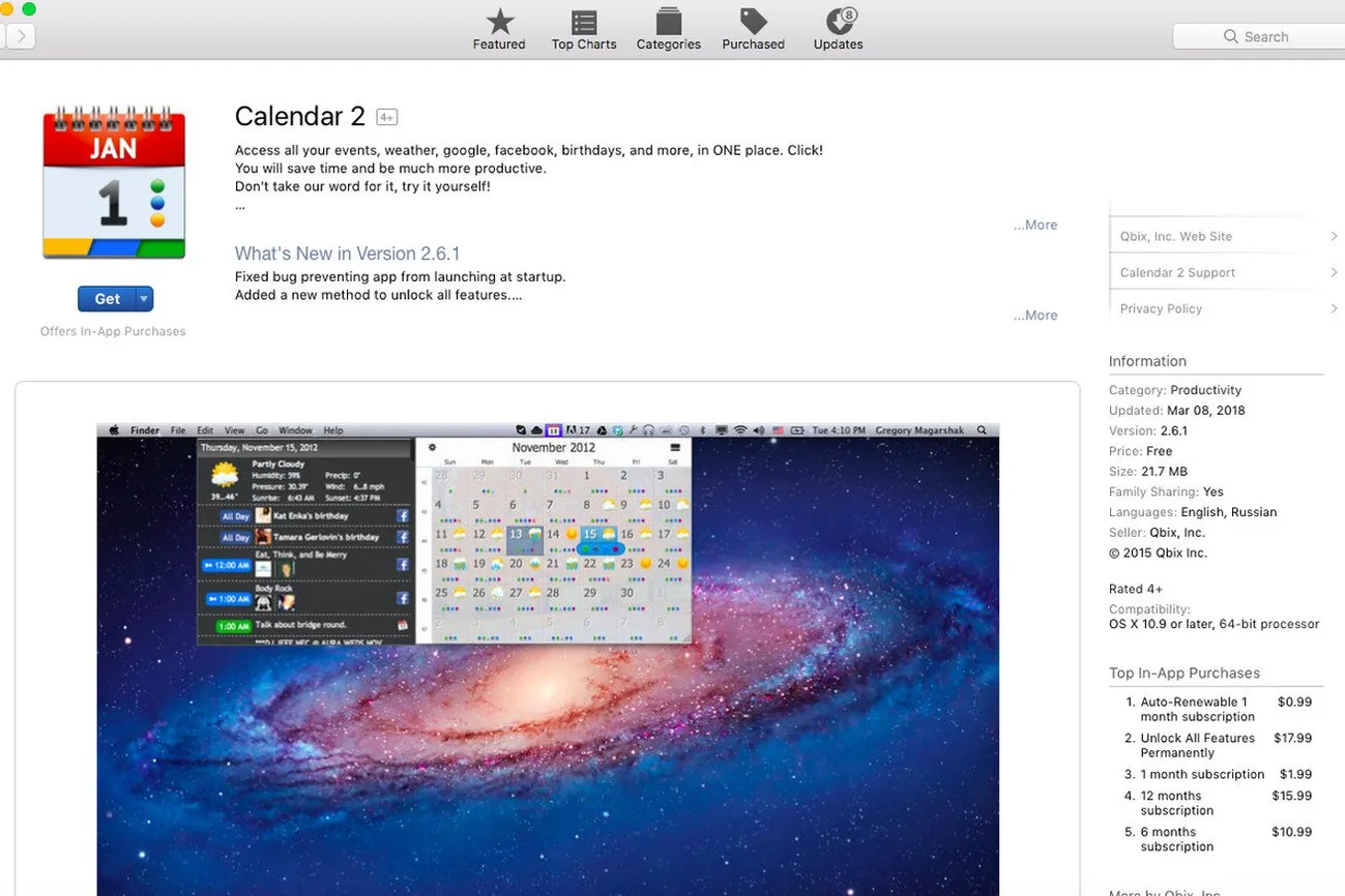 Mac App Store’dan dağıtılan takvim uygulaması kripto para madenciliği yapıyormuş