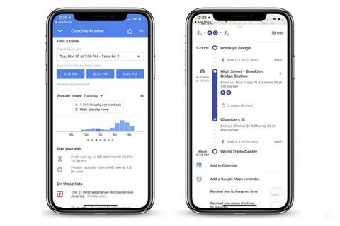 Google Haritalar iOS üzerinde restoranların bekleme süresini gösterecek