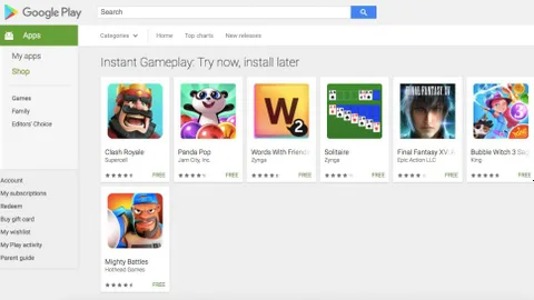 Google Play Instant ile önce oyunu deneyin, sonra indirmeye karar verin