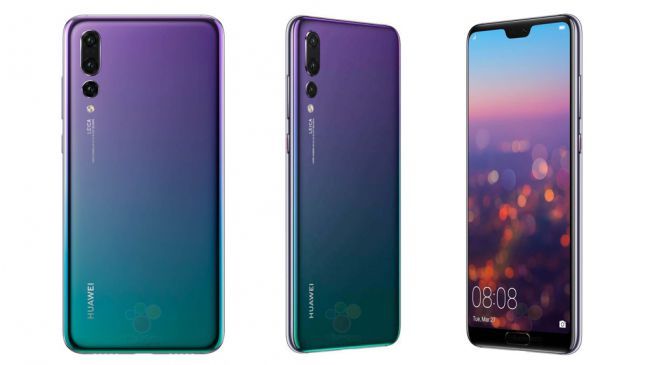 Son Huawei P20 sızıntısı dikkat çekici renk seçeneklerini ortaya çıkarıyor