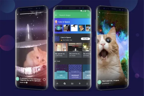 Imgur Snacks ve The Feed’i Android uygulamasına da ekledi