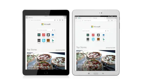 Microsoft Edge internet tarayıcısına iPad ve Android tablet desteği geldi