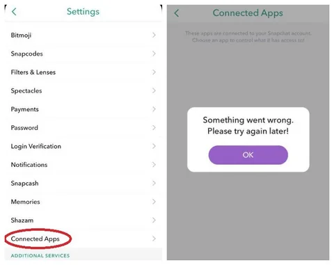 Snapchat Bağlantılı Uygulamalar ile başka platformlarla veri paylaşımına göz kırpıyor