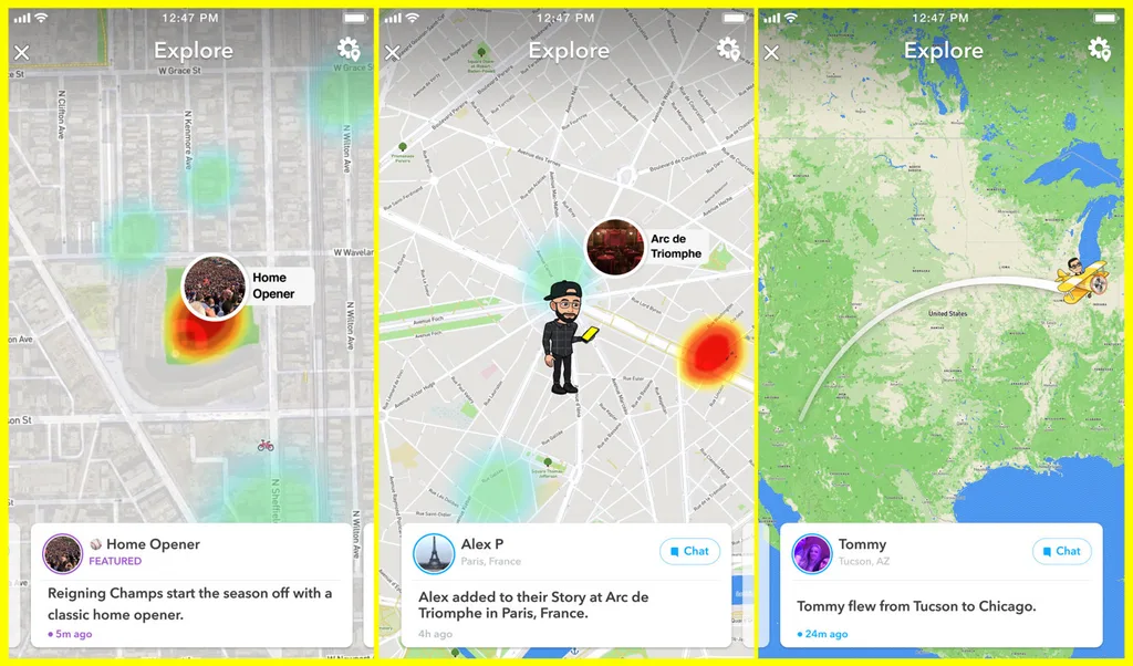Snapchat’in Snap Map özelliğinin aylık kullanıcı sayısı 400 milyona ulaştı