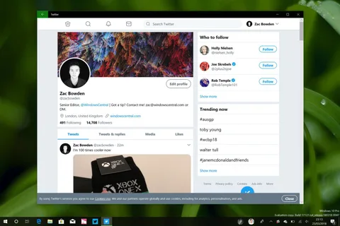 Twitter progresif web uygulamasıyla Windows 10 uygulamalarının geleceğini gösteriyor