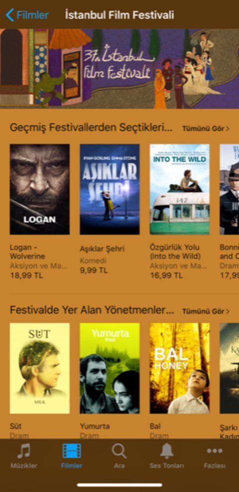 itunes filmler istanbul film festivali