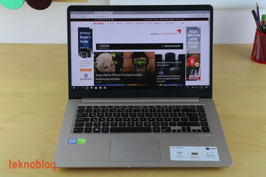 Asus VivoBook S510U İncelemesi