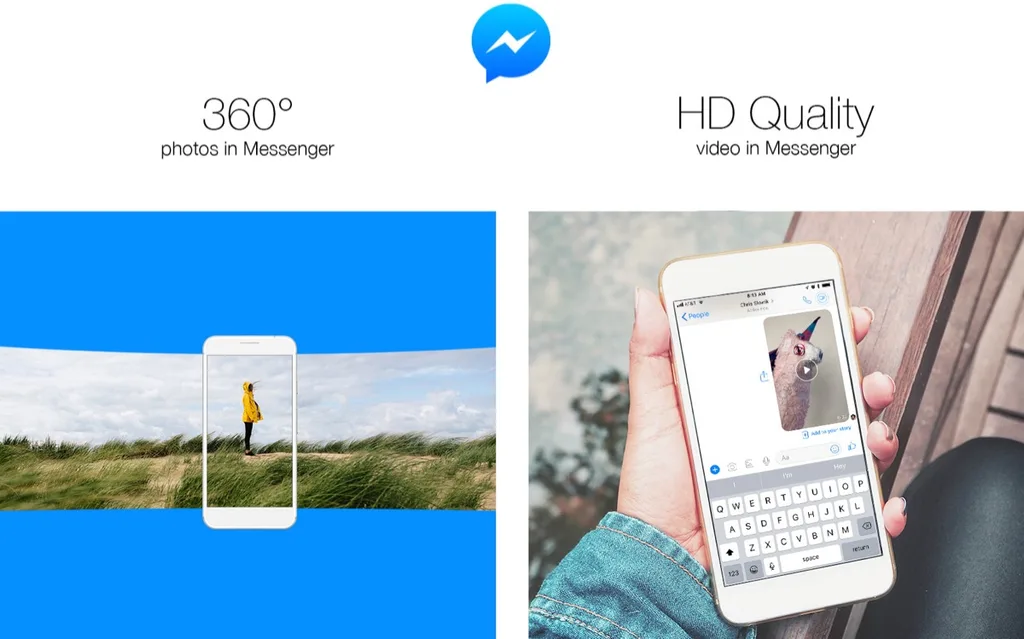 Facebook Messenger artık 360 derece fotoğraf ve HD video gönderebiliyor