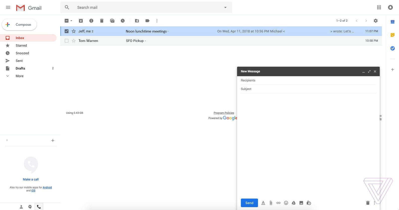 İşte karşınızda Gmail web arayüzünün yeni tasarımı