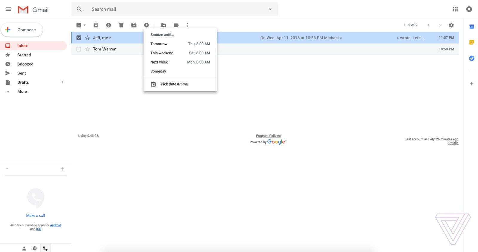 İşte karşınızda Gmail web arayüzünün yeni tasarımı