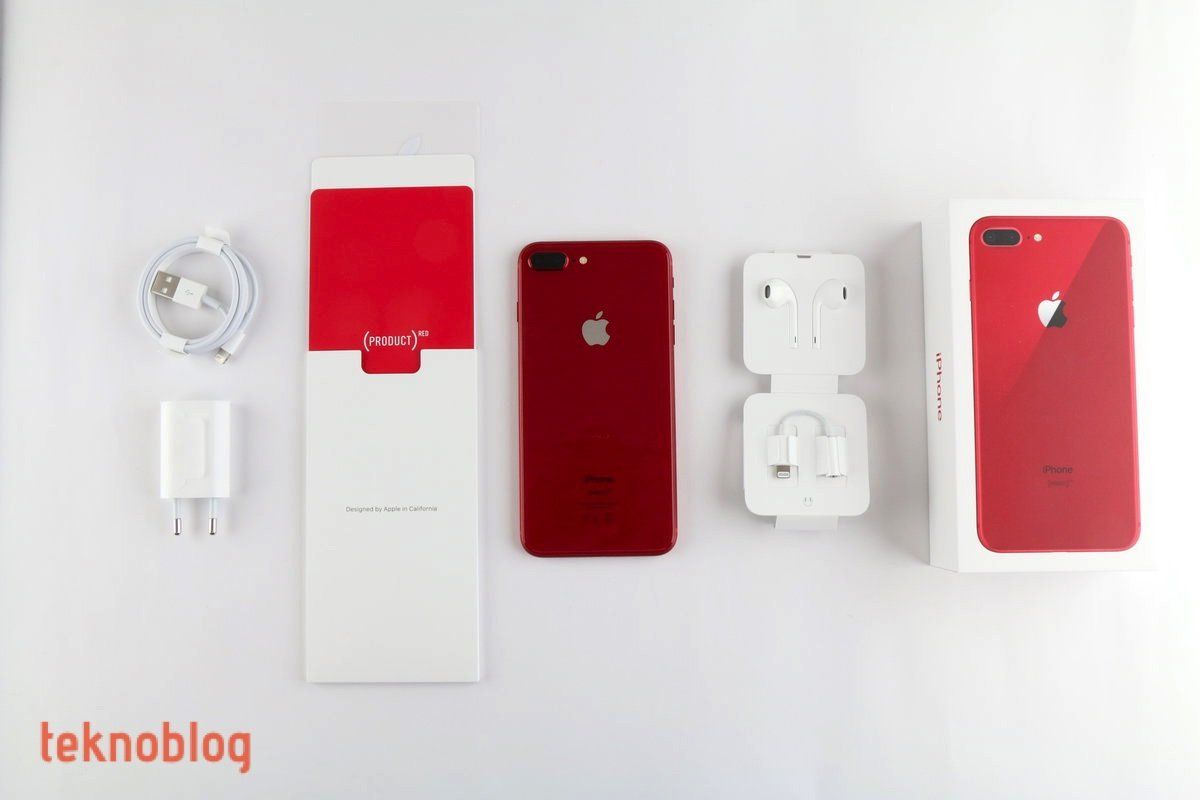 kırmızı iphone 8 plus
