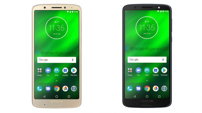 Motorola Moto G6 serisine ait yeni taslaklar internete sızdı
