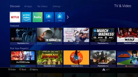 PS4’ün yenilenen video bölümü programları öne çıkarıyor