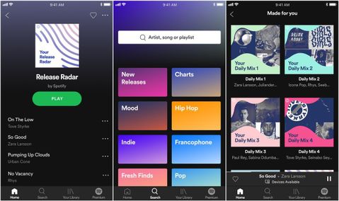 spotify mobil ücretsiz yeni arayüz