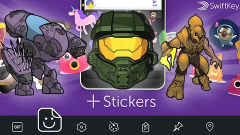 SwiftKey Microsoft Halo çıkartmalarını ve Skype emojilerini Android kullanıcılarına getiriyor