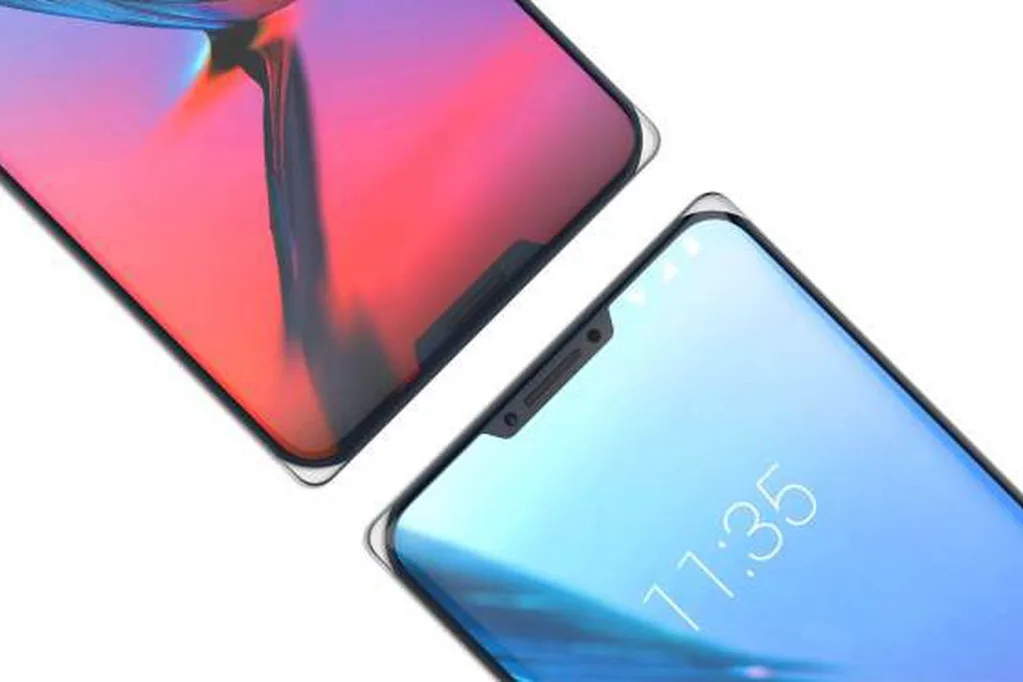ZTE Iceberg konsept telefonunda iki çentik ve cam köşeler var
