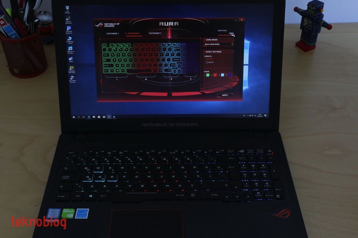 Asus ROG Strix GL553VD İncelemesi