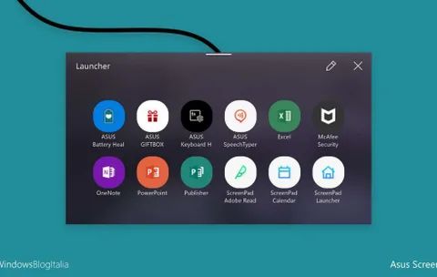 Asus ScreenPad Apple’ın Touch Bar’ının işlevlerini izleme dörtgenine getiriyor