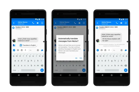 Facebook Messenger İspanyolca çeviri desteği ve markalara özel AR filtreleri sunuyor