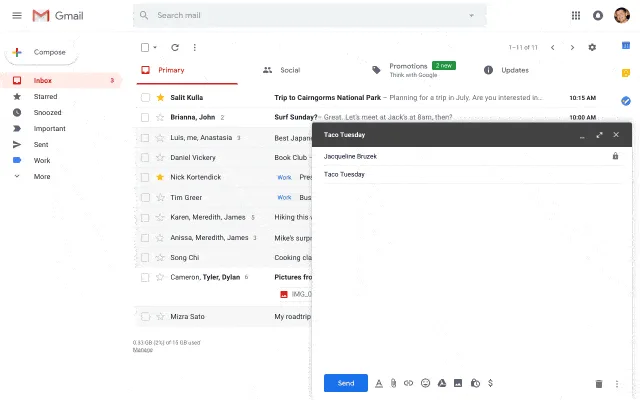 gmail akıllı yazma