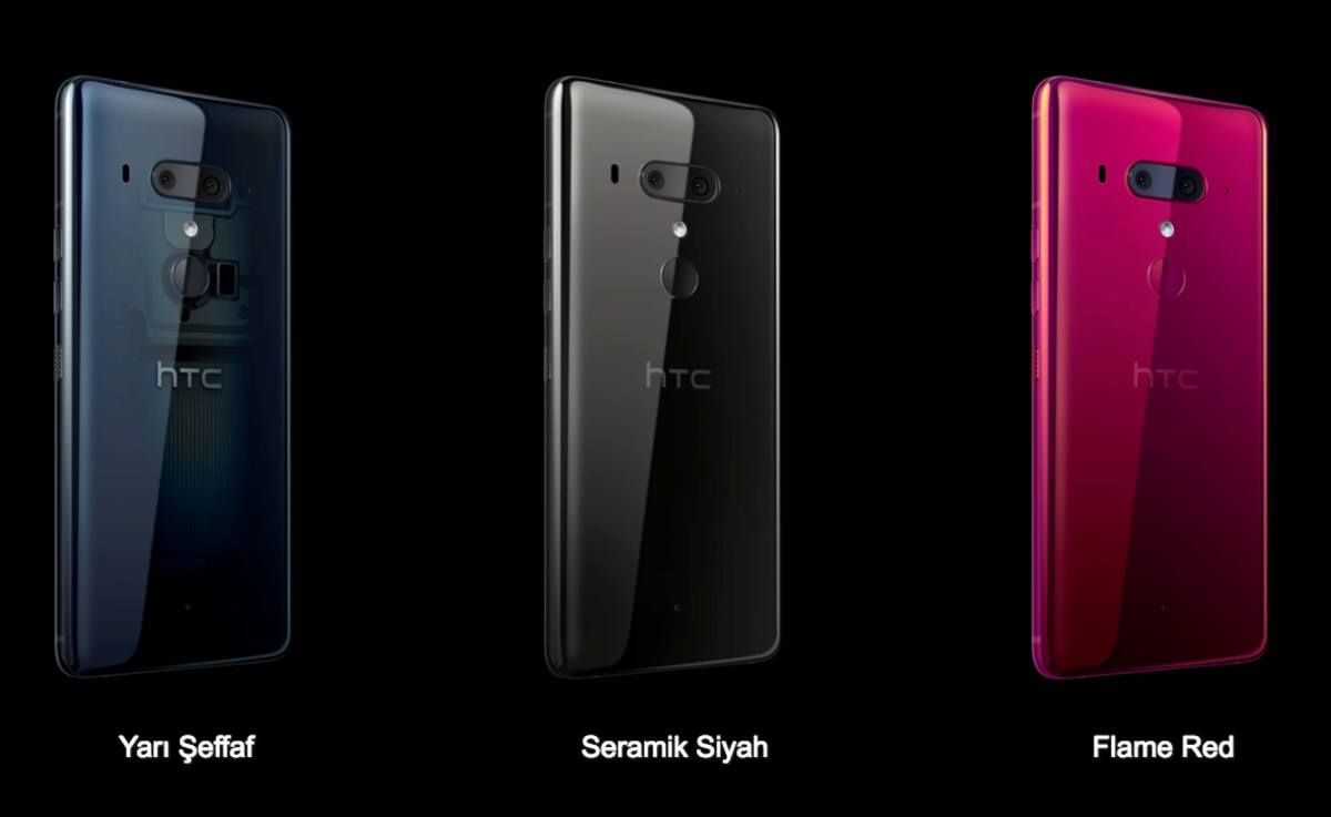 htc u12+ renkleri
