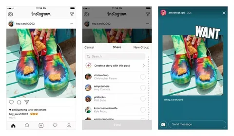 Instagram paylaşımlarını doğrudan hikayelere ekleyebilirsiniz