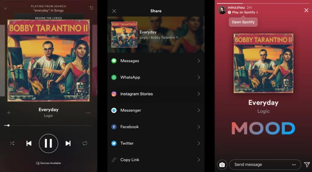 Instagram Hikayelerine Spotify ve GoPro desteği geliyor