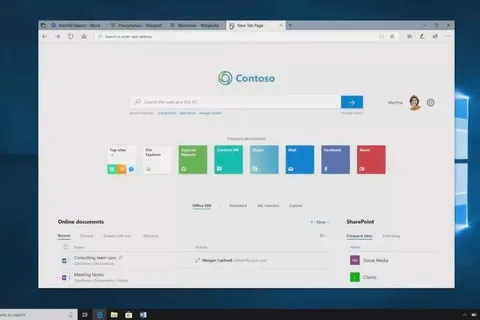 Windows 10 Setler ile uygulamalar ve web sitelerini birbirine bağlayacak