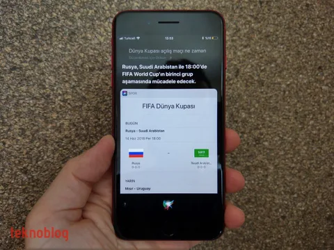 2018 Dünya Kupası’nı Siri ve App Store ile takip edin