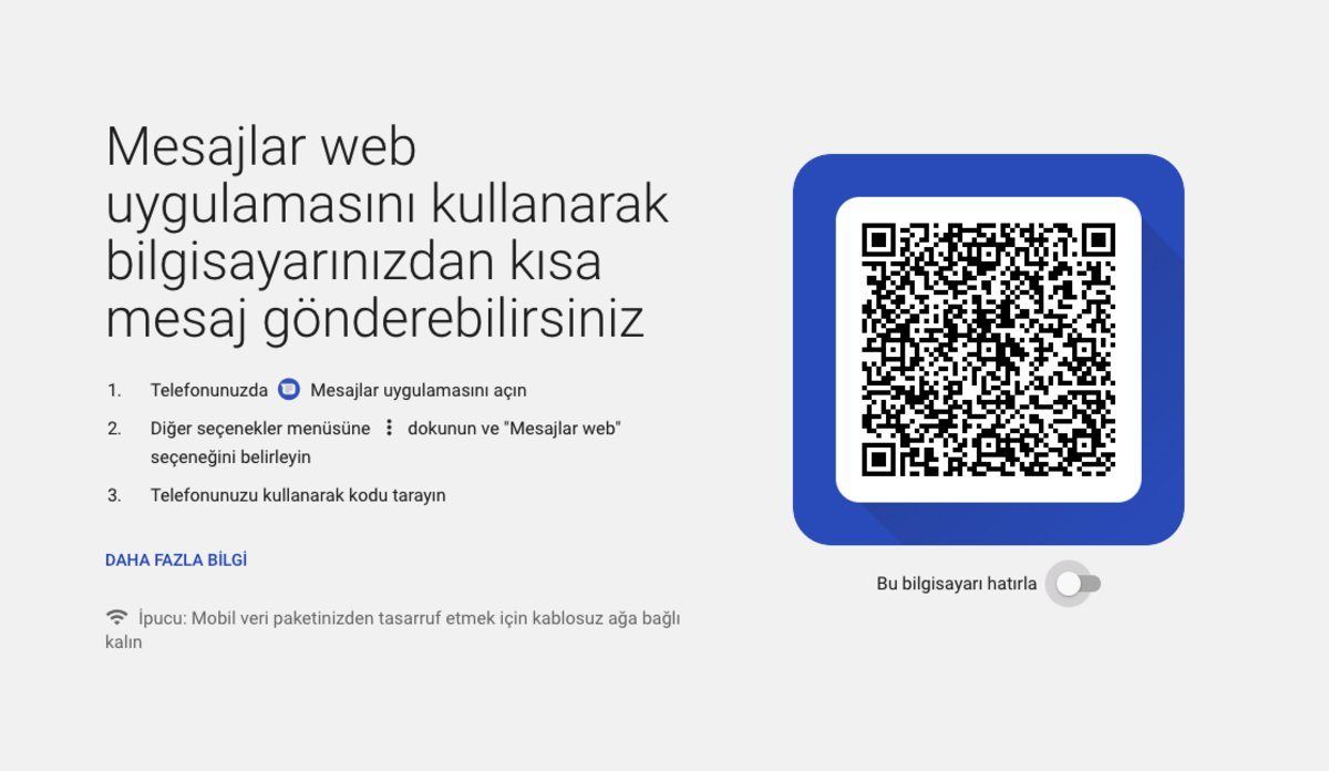 android messages web