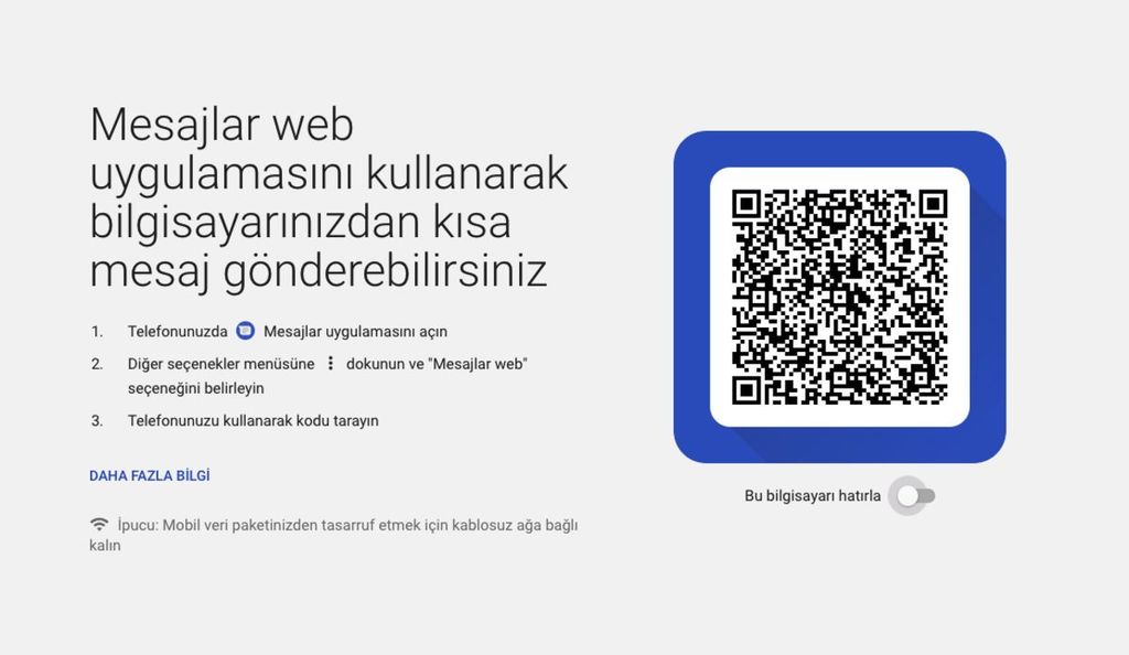 android messages web