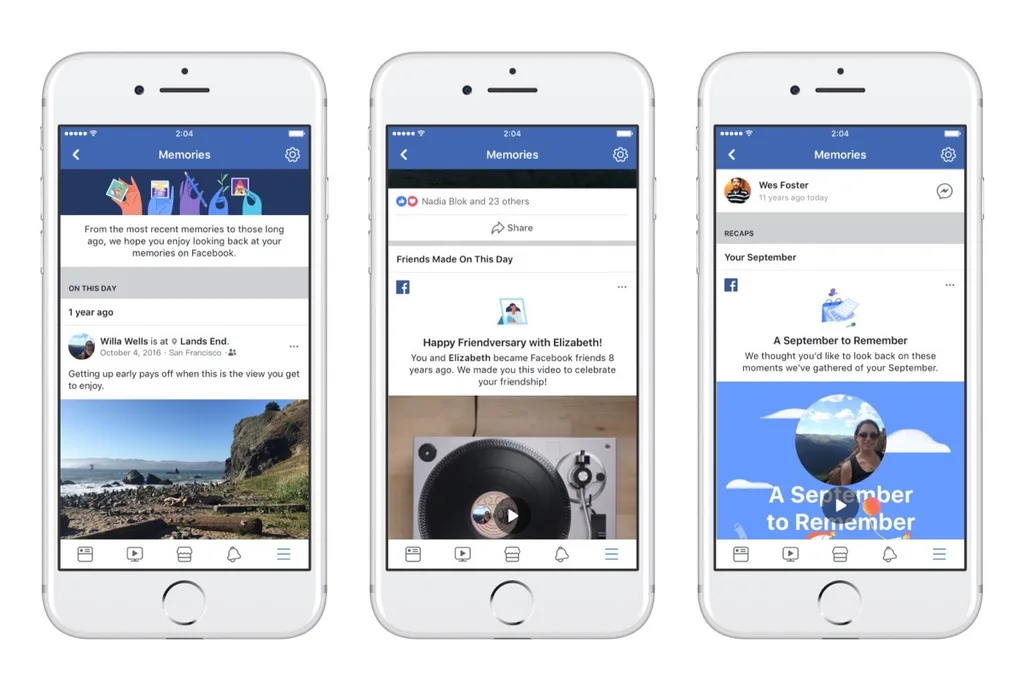 Facebook Anılar ile geçmişi anmak isteyenlere yeni bir adres sunuyor