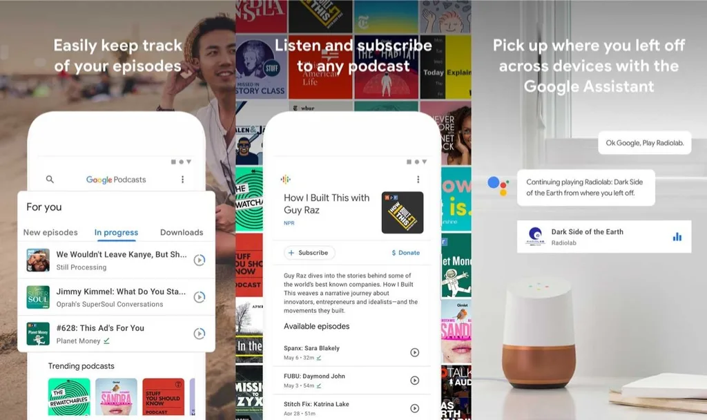 Google Podcasts Android uygulaması yayınlandı