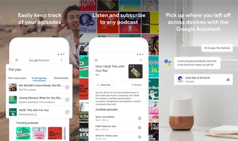 Google Podcasts Android uygulaması yayınlandı