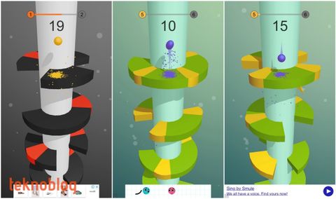 Helix Jump: İlk bakışta basit, sonrasında zorlu oyun deneyimi