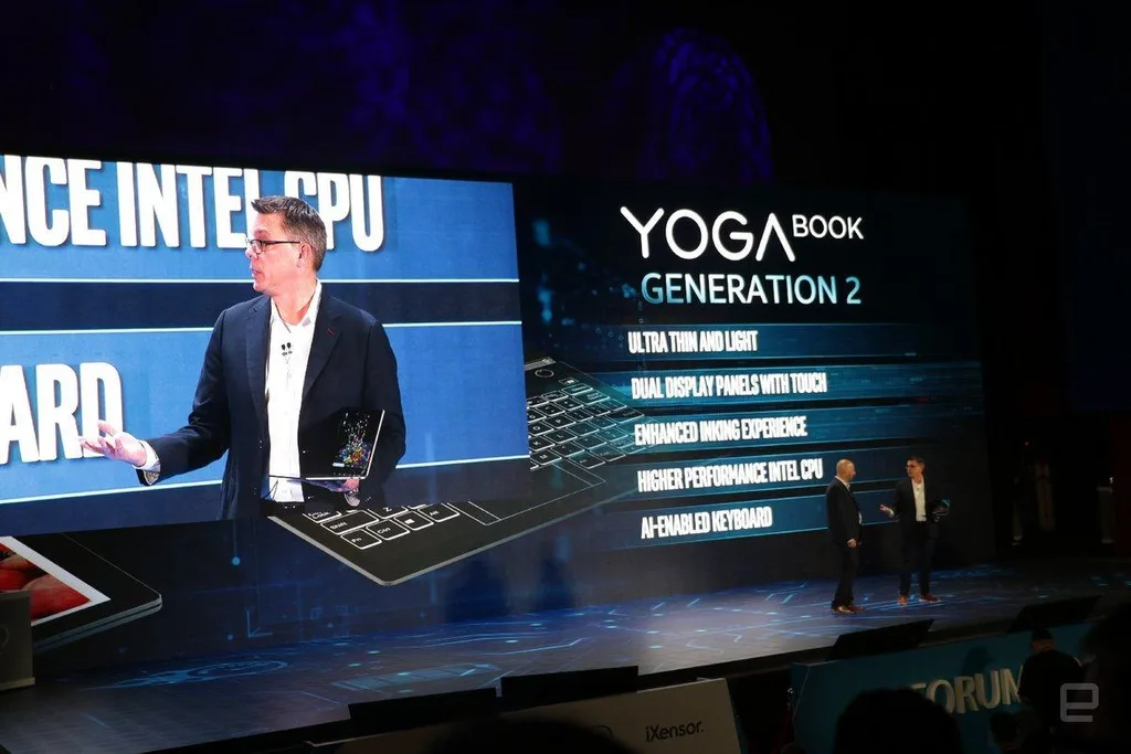 Yenilenmiş Lenovo Yoga Book iki ekran barındırıyor