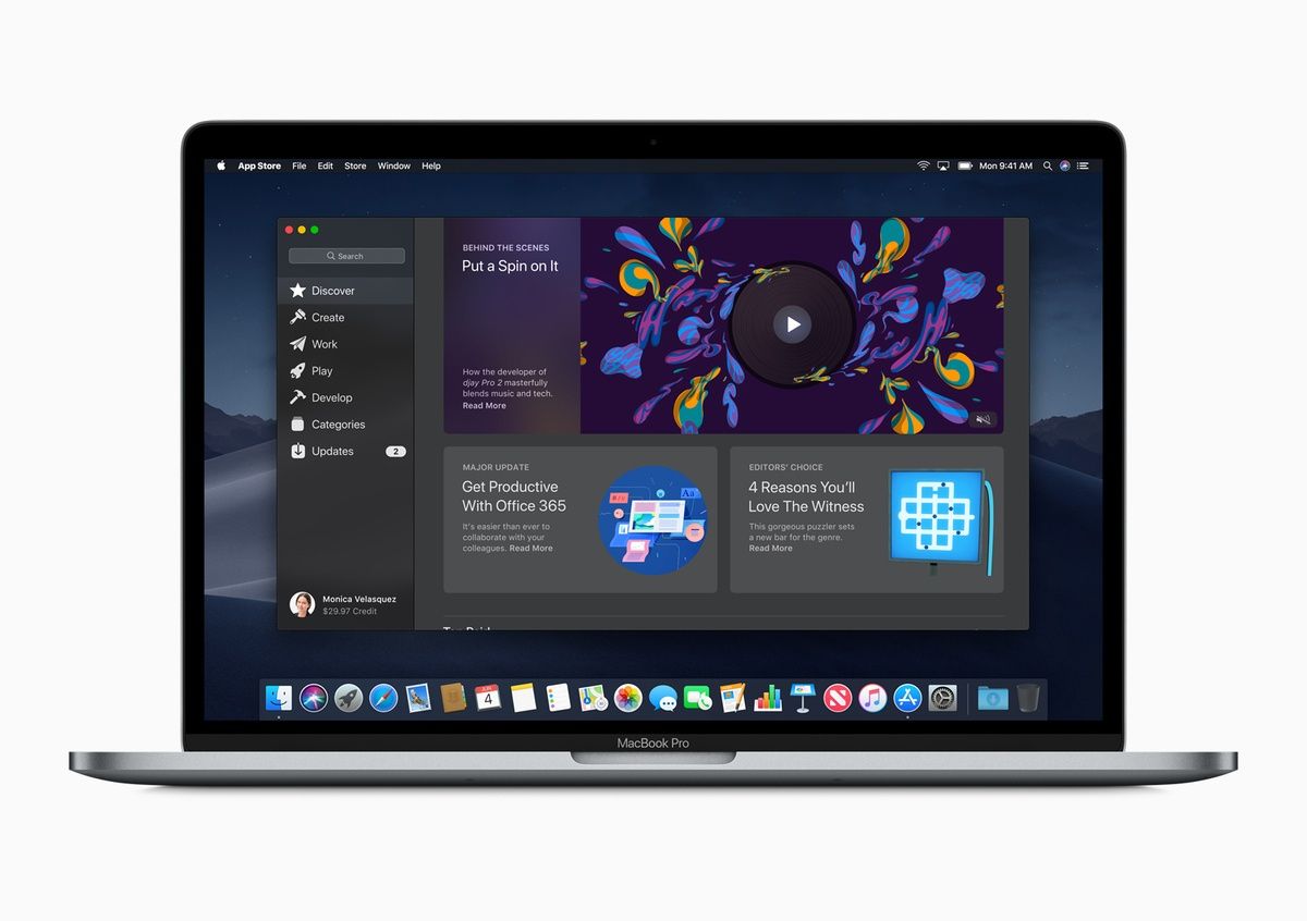 macos mojave mac app store