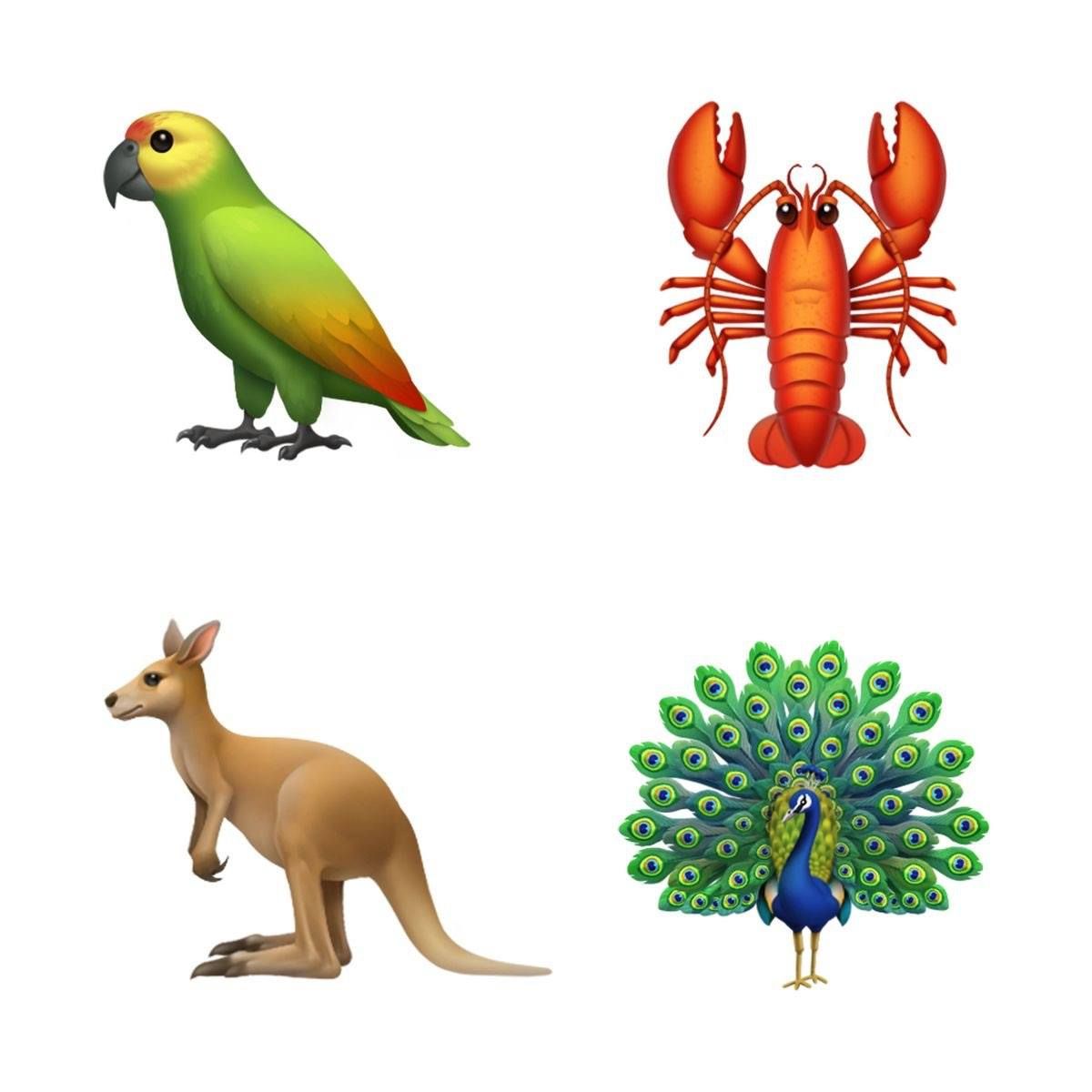 apple ios 12 emoji hayvanlar