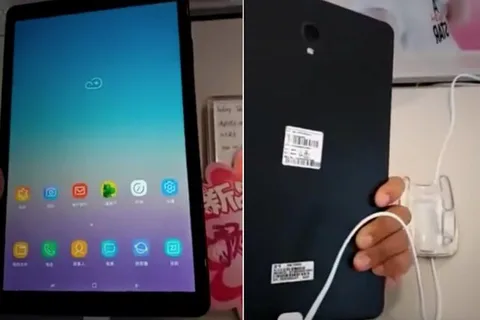 Samsung Galaxy Tab S4 videoda görüntülendi, çıkışı yakındır